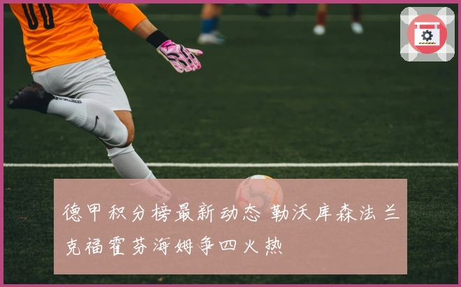 德甲积分榜最新动态 勒沃库森法兰克福霍芬海姆争四火热